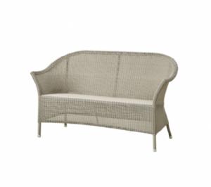 Cane-Line - Lansing 2-pers. sofa Taupe, Cane-line Weave