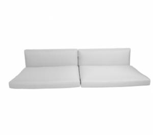 Cane-Line - Connect 3-pers. sofa hyndesæt White, Cane-line Natté
