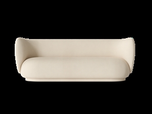 Ferm Living -  Rico 3-seater Brushed - Off-White