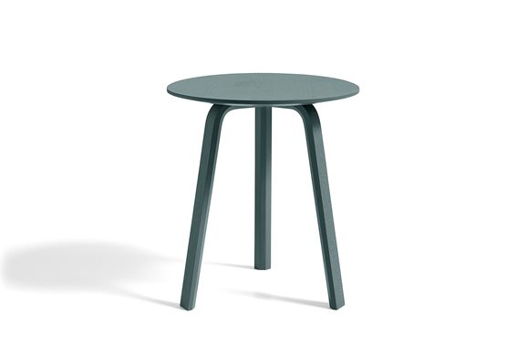 HAY - Sofabord - Bella Coffee Table - Ø45 x H49 - Brunswick green bejdset  