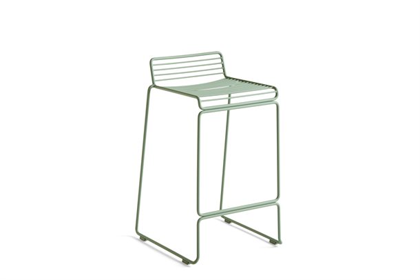 HAY - Barstol - HEE BAR STOOL LOW - Højde 65 cm. 2 stk. Fall Green  