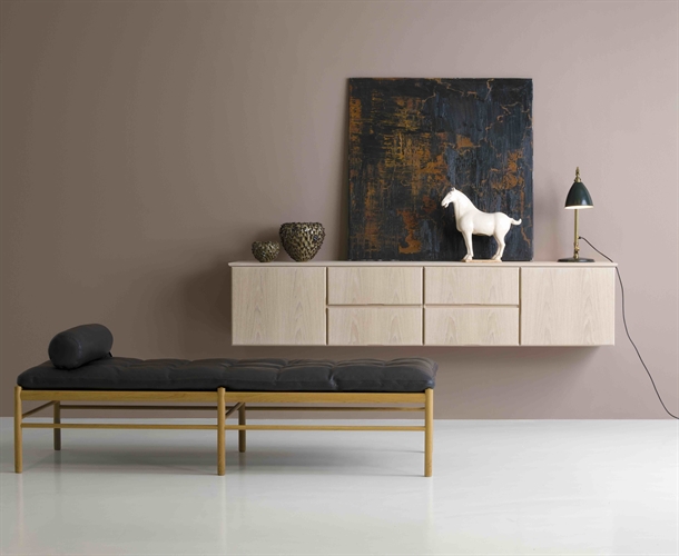 Klim Furniture - Vægreol opstilling 2046 - Eg sortbejdset