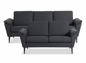 Galaxy 3+2 pers. sofa A - Rosso Black 