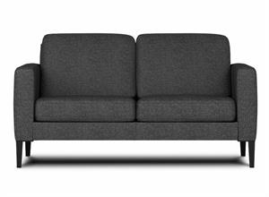 Galaxy 2 pers. sofa Arm1 - Rosso Black / L 148cm.