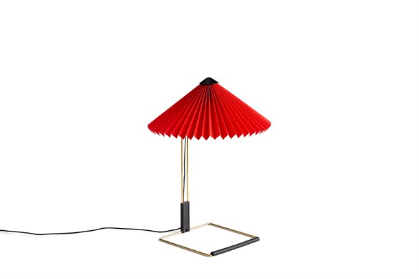 HAY - MATIN TABLE LAMP - BORDLAMPE - 300 SMALL Bright red  