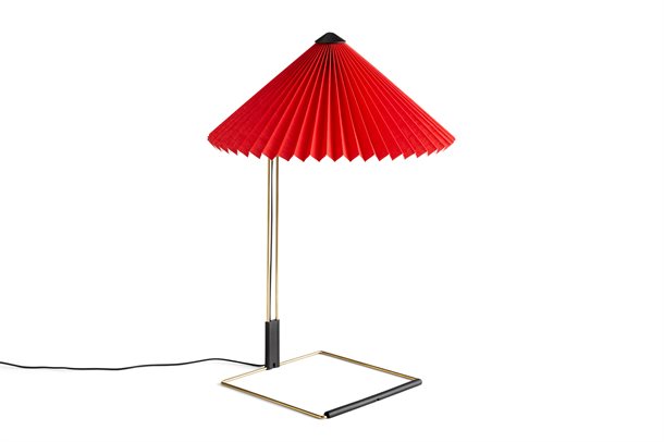 HAY - MATIN TABLE LAMP - BORDLAMPE - LARGE Bright red  