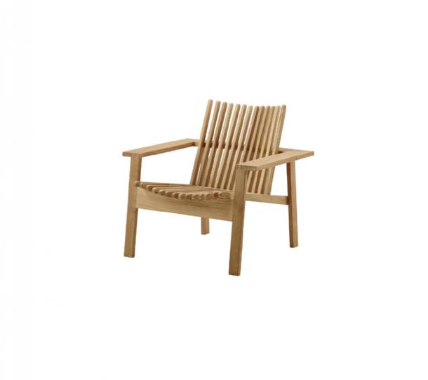 Cane-Line - Amaze loungestol, stabelbar Teak