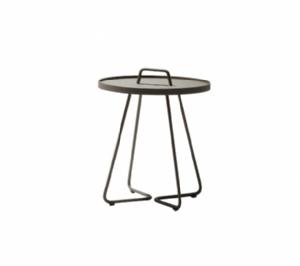 Cane-Line - On-the-move sidebord lille Taupe, aluminium