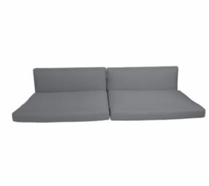 Cane-Line - Connect 3-pers. sofa hyndesæt Grey, Cane-line Natté