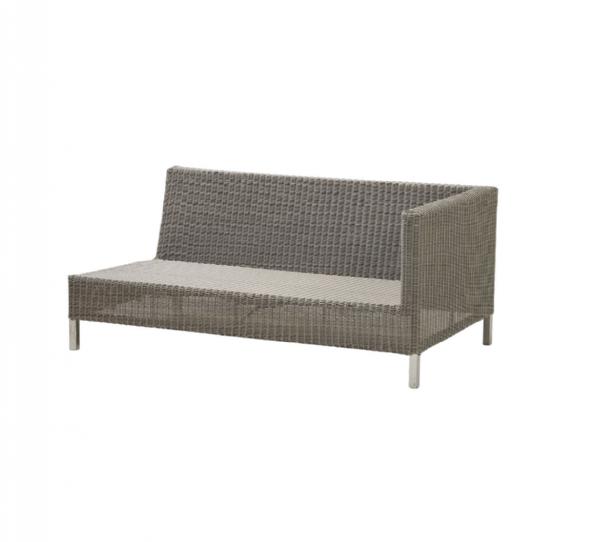 Cane-Line - Connect 2-pers. sofa venstre modul Taupe, Cane-line Weave