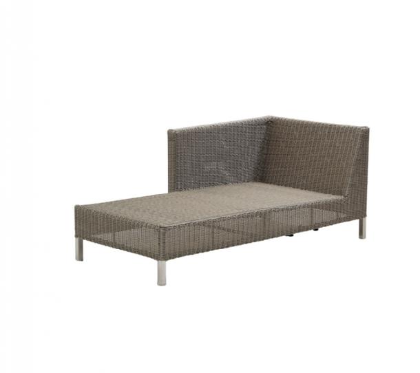 Cane-Line - Connect chaiselong modulsofa højre Taupe, Cane-line Weave