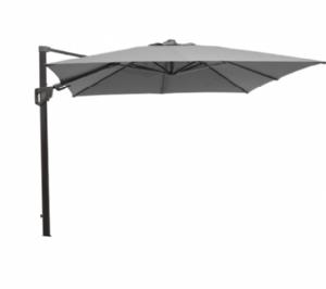 Cane-line - Hyde luxe tilt parasol, 3x3 m Anthracite dug Grey, aluminium