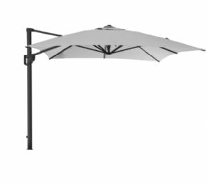 Cane-line - Hyde luxe hanging parasol, 3x4 m Light grey dug Grey, aluminium