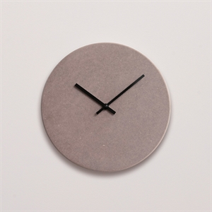Hemverk - Vægur - Shape chocolate W/Black clock hands 28 cm