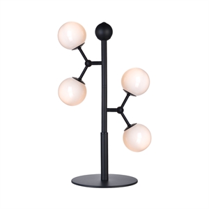 Atom bordlampe - Opal/black 