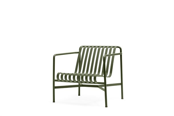 HAY - HAVE-LOUNGESTOL - PALISSADE LOUNGE CHAIR LOW - OLIVE !