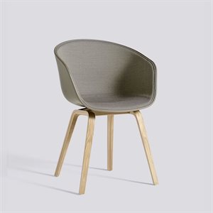 HAY - ABOUT A CHAIR - AAC 22 - Sæbebehandlet eg - Khaki - Frontpolstring Surface by HAY 420  