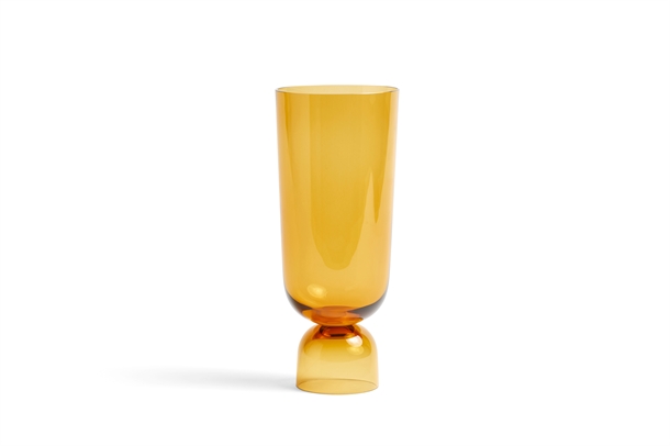 HAY - BOTTOMS UP VASE-LARGE-AMBER