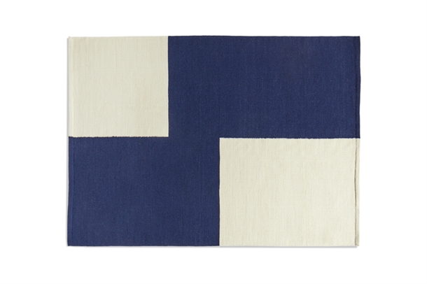 Hay tæppe - Ethan Cook Flat Works -170 X 240 - Blue Offset