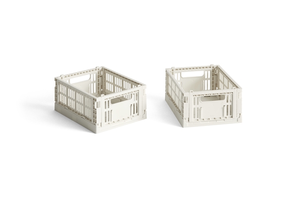 HAY - COLOUR CRATE MINI 2PK - OFF WHITE