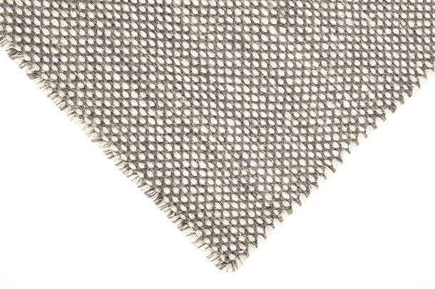Bali Kelim tæppe - Grey Silver 50 x 80 cm. ( Dørmåtte ) - Stærk pris