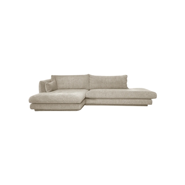 Cane-line Bloom 2-pers. Sofa Med Chaiselong, Open End - Lola Sand - Venstre Forfra