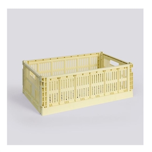 HAY - KASSE - COLOUR CRATE / L - LIGHT YELLOW