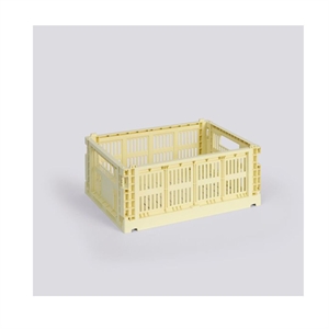 HAY - KASSE - COLOUR CRATE / M - LIGHT YELLOW