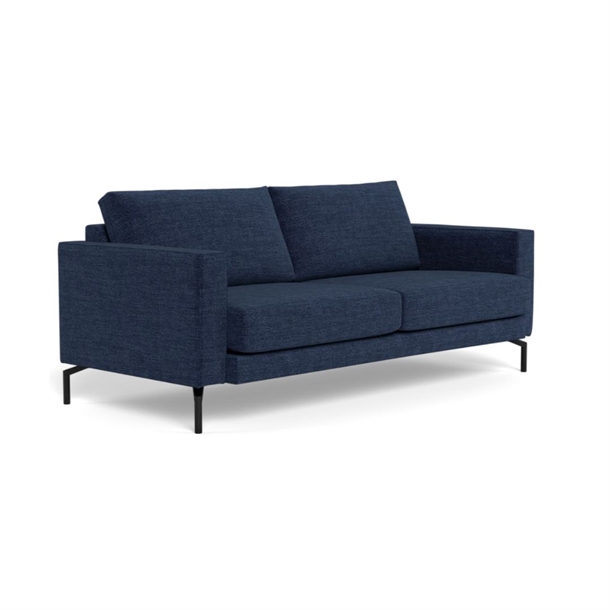 Cannes 2 pers. sofa - 189 x 92 cm. - Dessin Alis stof / Blue - Stærk Pris