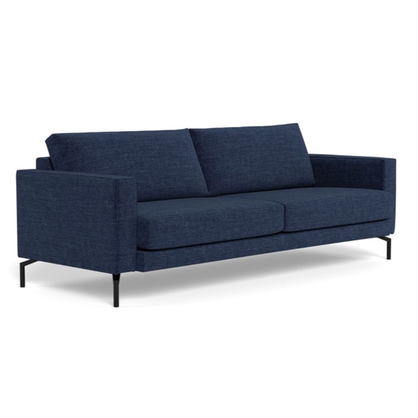 Cannes 3 pers. sofa - 219 x 92 cm. - Dessin Alis stof / Blue - Stærk Pris