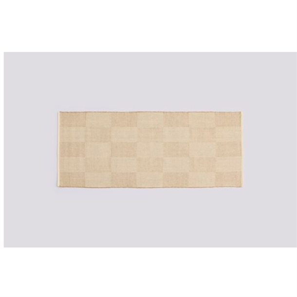 Hay  - Tæppe - Check Rug - Sand - 80 x 200 cm