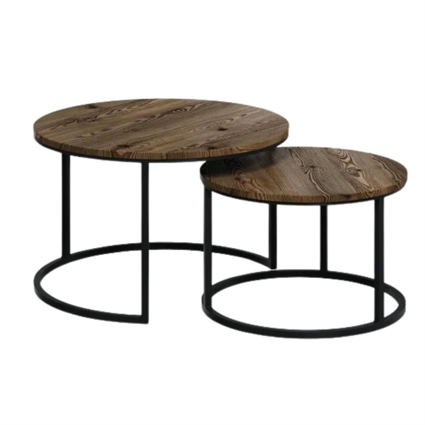 Coffeebreak sofabordssæt - smoked olie - Stærk pris