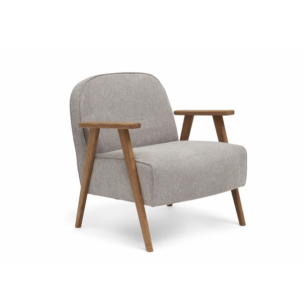 Diva Loungestol - Mito stof Ash Grey