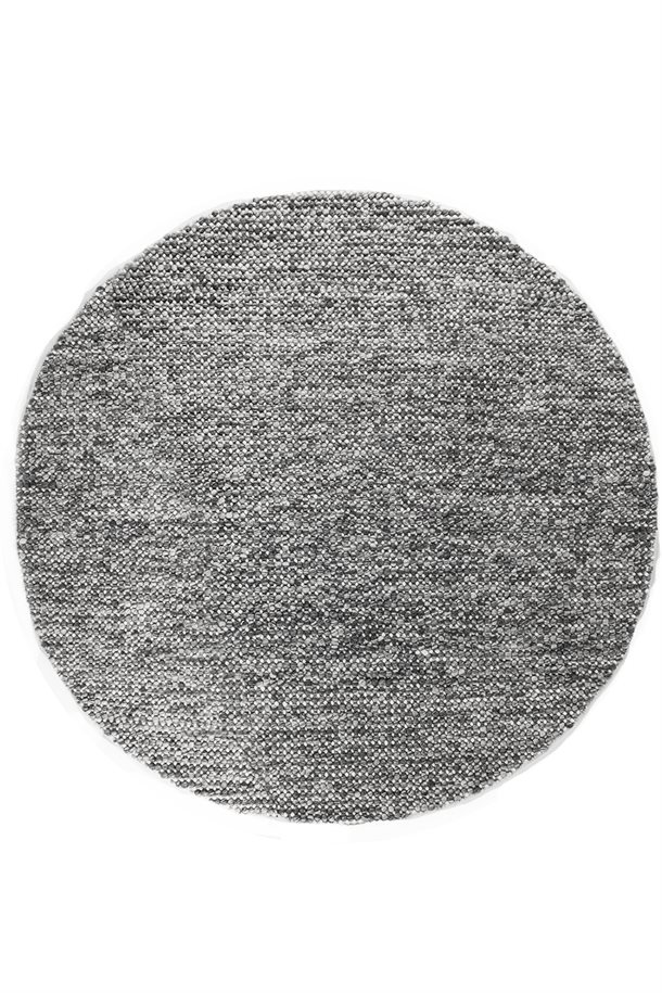Dublin tæppe - Dark grey - Ø160 - Stærk pris
