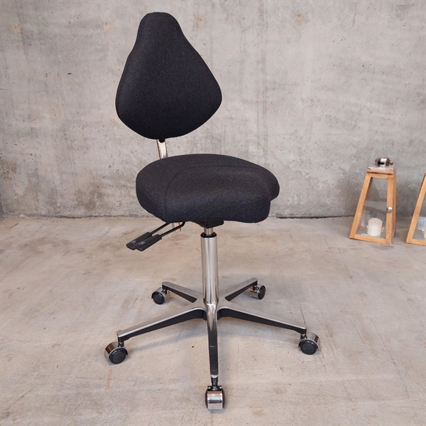 Egholm Elite / Sort uld stof 