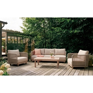 Ellekilde loungesæt / Sofa, 2 loungestole og bord