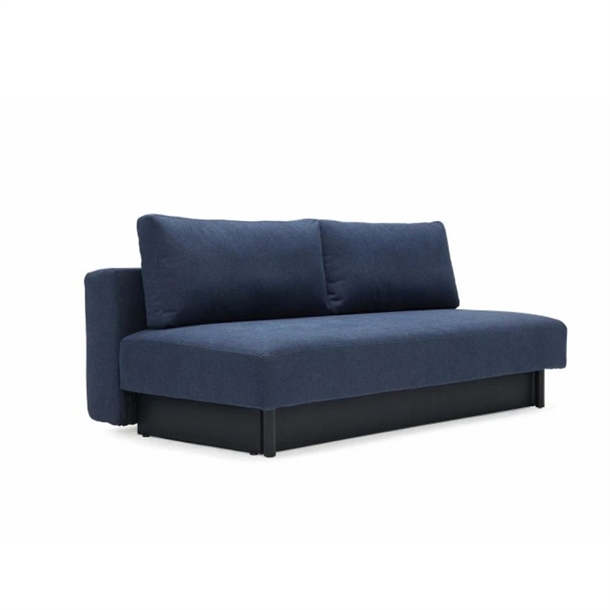 Innovation Living Freja Sovesofa - D/l: 100 H: 87 B: 200 - 339 Stof - Blå