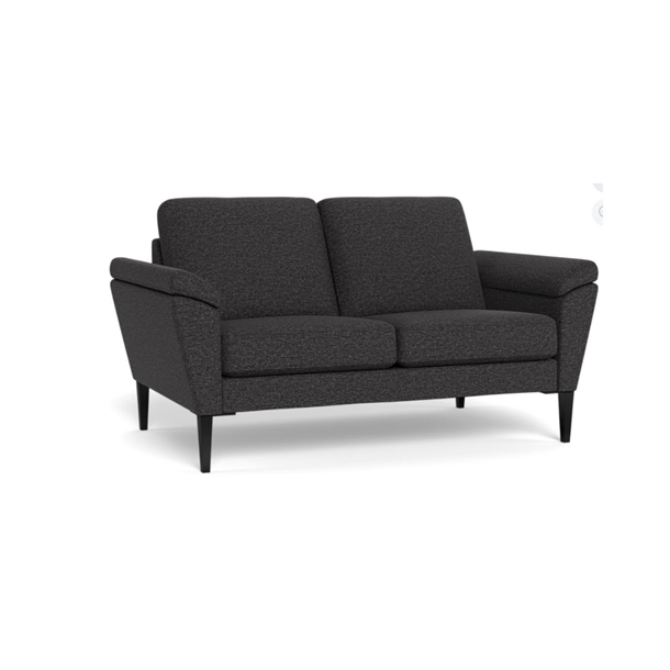 Galaxy 2 pers. sofa A - Rosso Black / L 154cm.