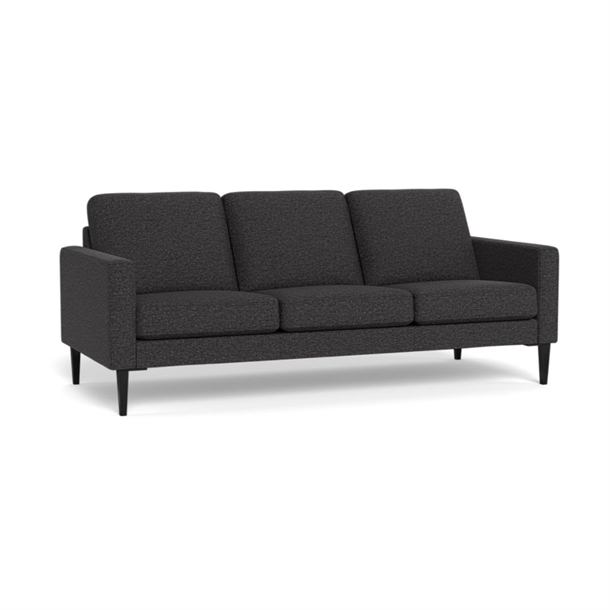 Galaxy 3 pers. sofa Arm 1 - Rosso Black / L 208cm.