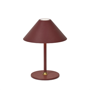 Hygge LED bordlampe - Ø15 cm - Maroon Red - Stærk pris