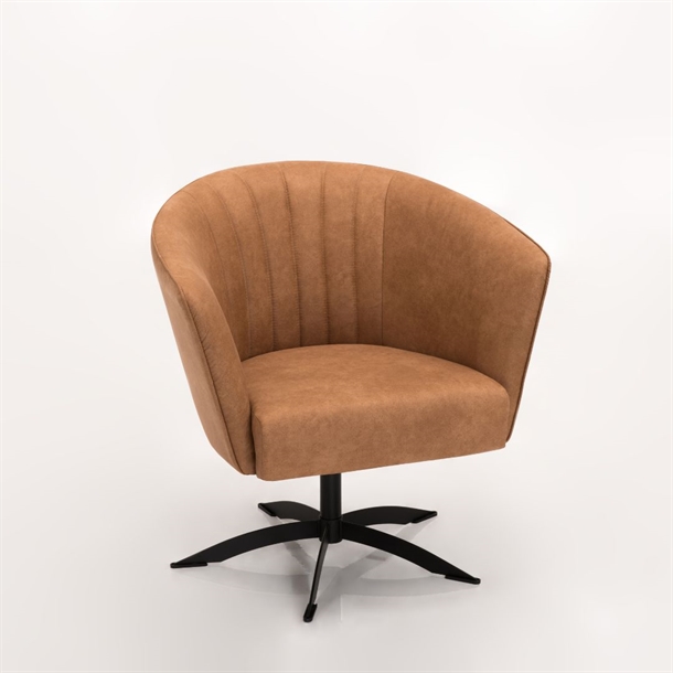 Cancun Loungstol - Dessin Jeep Carmel - Sort dreje sokkel