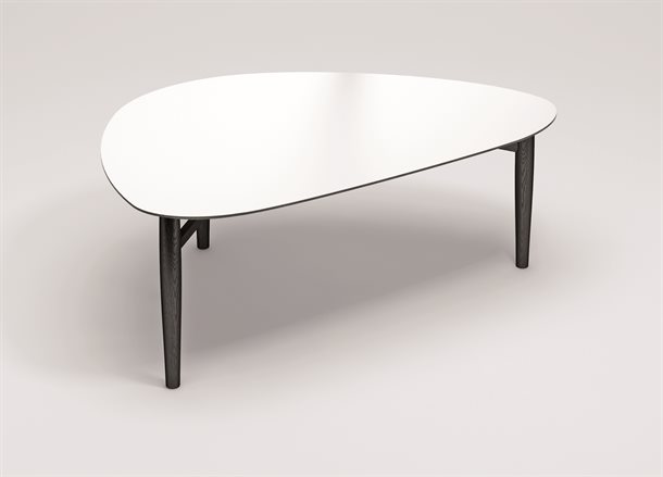 Katrine sofabord 32 - Hvid laminat - 68 x 101 cm