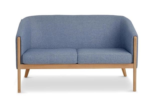 Mexico CL800 2,5 pers. sofa B163 cm. - Blå uldstof 370/14 