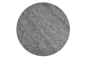 Oxford tæppe - Grey Blue Ø 160 cm. ( rundt tæppe )