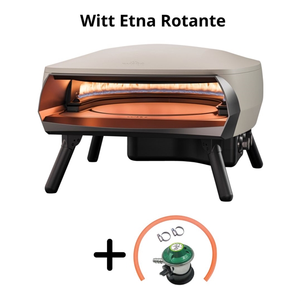 Witt Etna Rotante Pizza ovn - Stone - Inkl. IGT Gasregulator