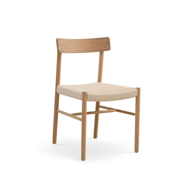 Sydney Spisebordsstol / Massiv eg / Naturflet - Stærk Pris 