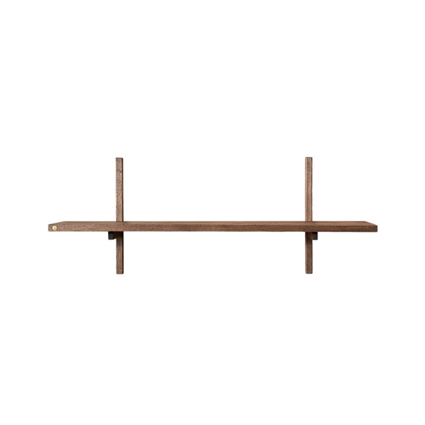 A-Light Shelf - Hylde - Massiv røget ask - Mål: B90 x H35 x D21 cm.