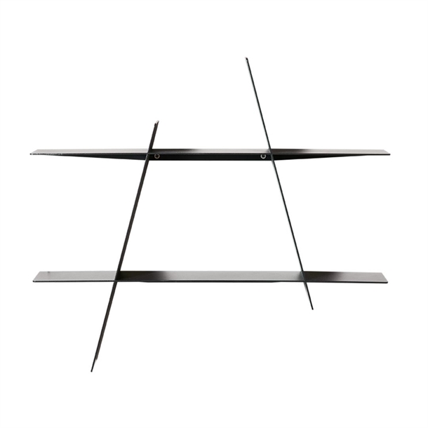 A Shelf - Hylde - Black steel - Flere størrelser