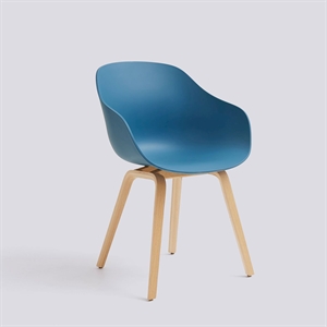 HAY - ABOUT A CHAIR - AAC 222 - Lakeret eg - Azure Blue