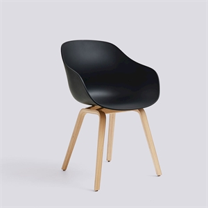 HAY - ABOUT A CHAIR - AAC 222 - Lakeret eg - Sort  